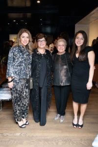 Carla Diaz-Lewis, AGN Hostess Sabria Lewis, Barbara Lewis and Victoria Frank (Photo by Daniel Ortiz)