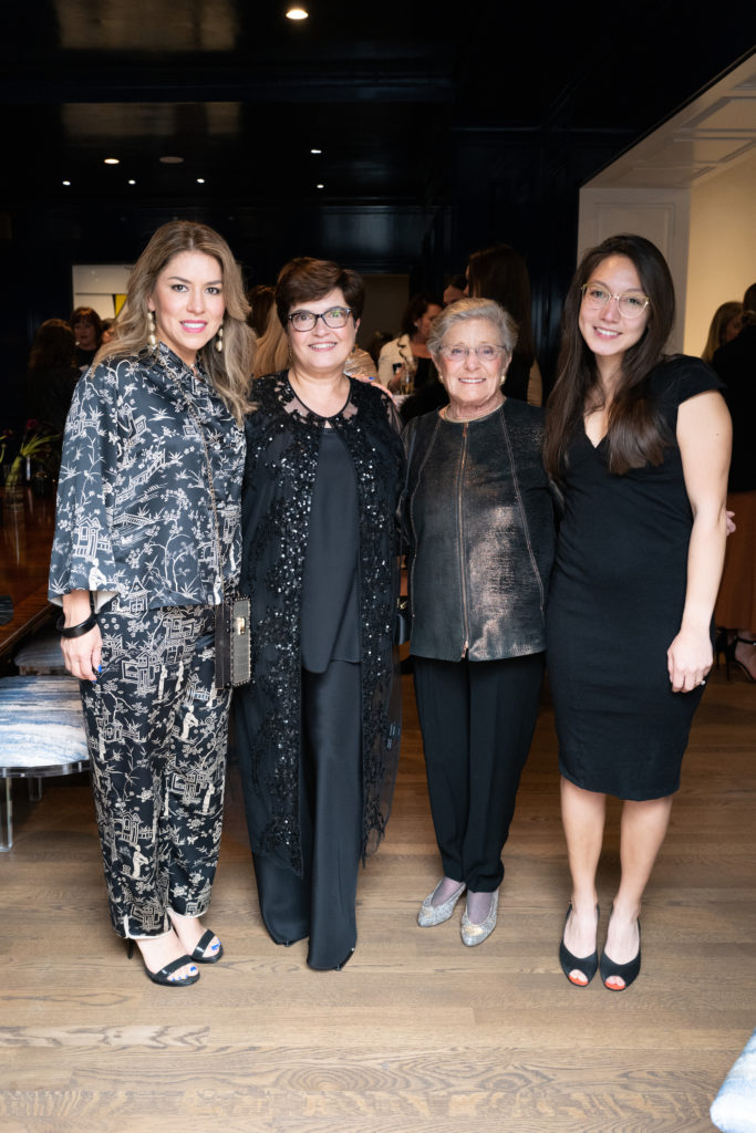 Carla Diaz-Lewis, Another Great Night hostess Sabria Lewis, Barbara Lewis, Victoria Frank (Photo by Daniel Ortiz)