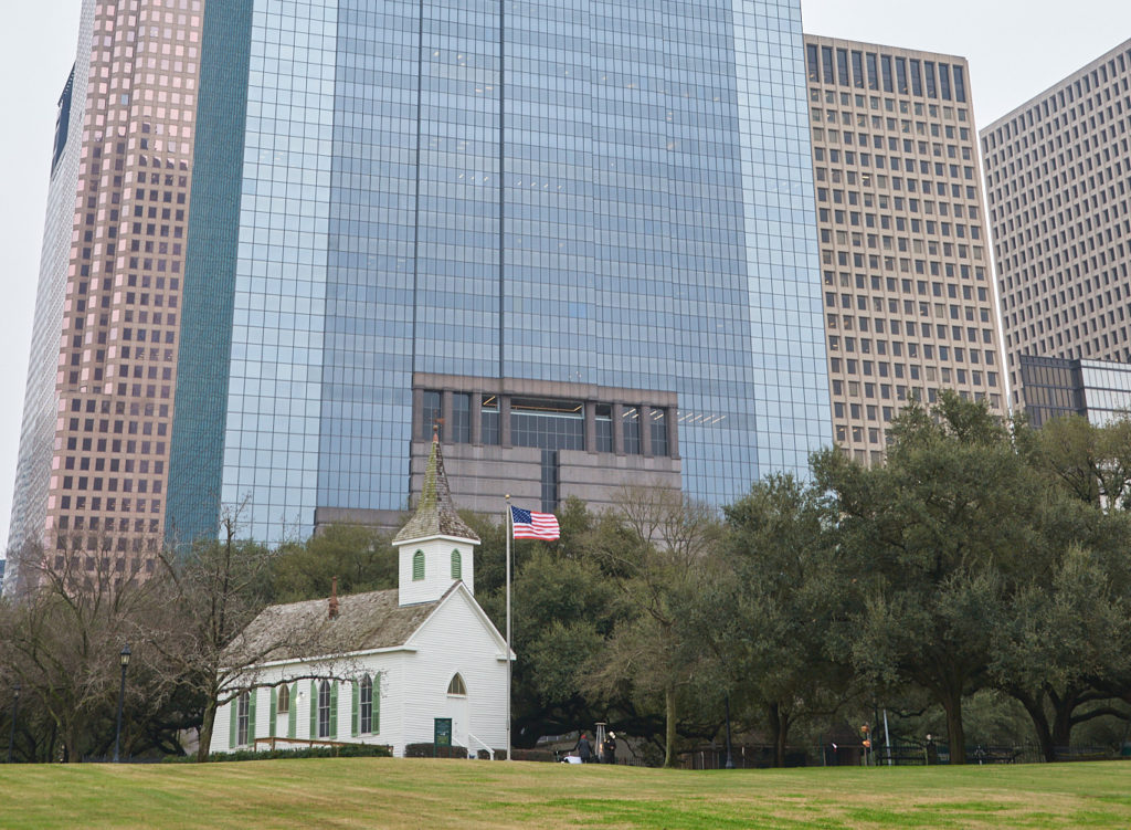 The historic St. John Church, 1891, on the grounds of The Heritage Society at Sam Houston Park, is making couple's marital dreams come true.