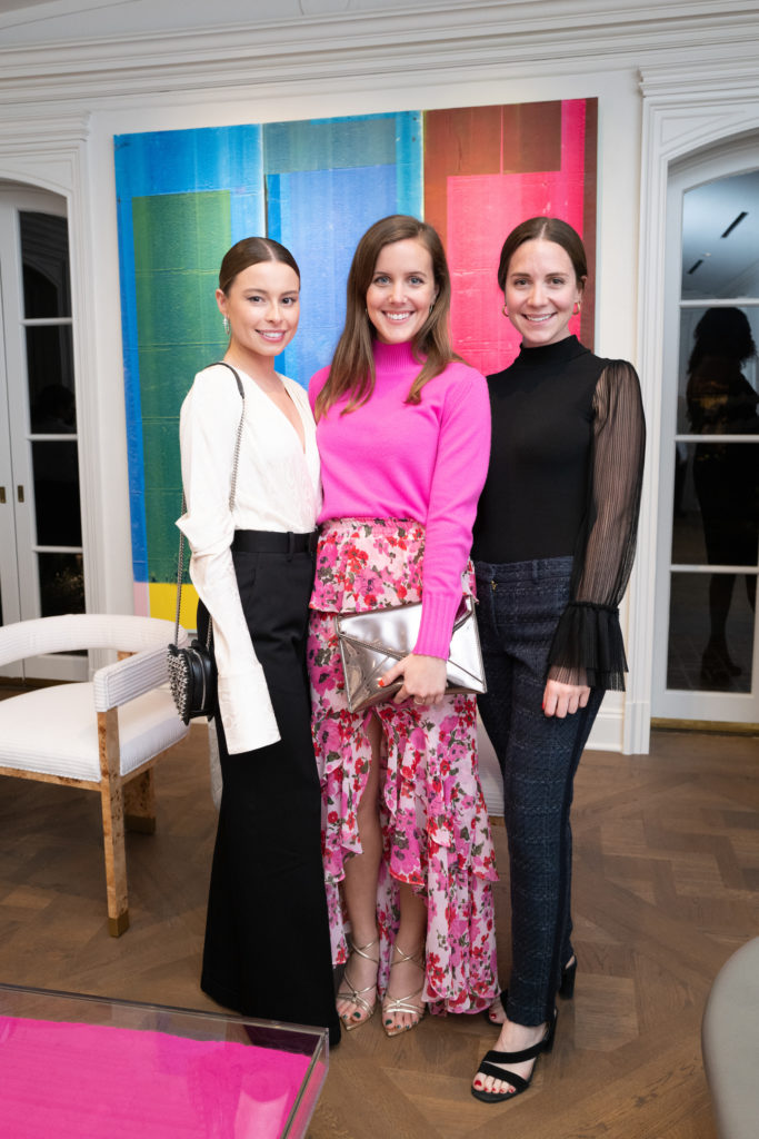 Chesney Petkovsek, Blakely Hamblen, Madison Deal at CMAH's art-filled Another Great Night (Photo by Daniel Ortiz)