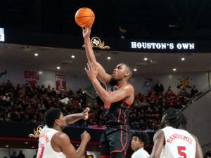 University of Houston Cougars men’s basketball team defeated the SMU Mustangs