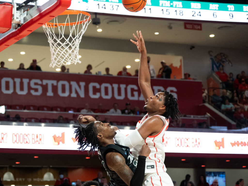 University of Houston Cougars men’s basketball team defeated the Tulane Green Wave, Wednesday night at the Fertitta Cente