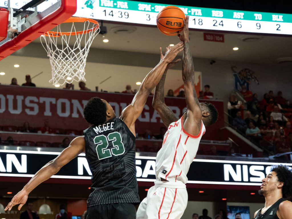 University of Houston Cougars men’s basketball team defeated the Tulane Green Wave, Wednesday night at the Fertitta Center February 2, 2022.