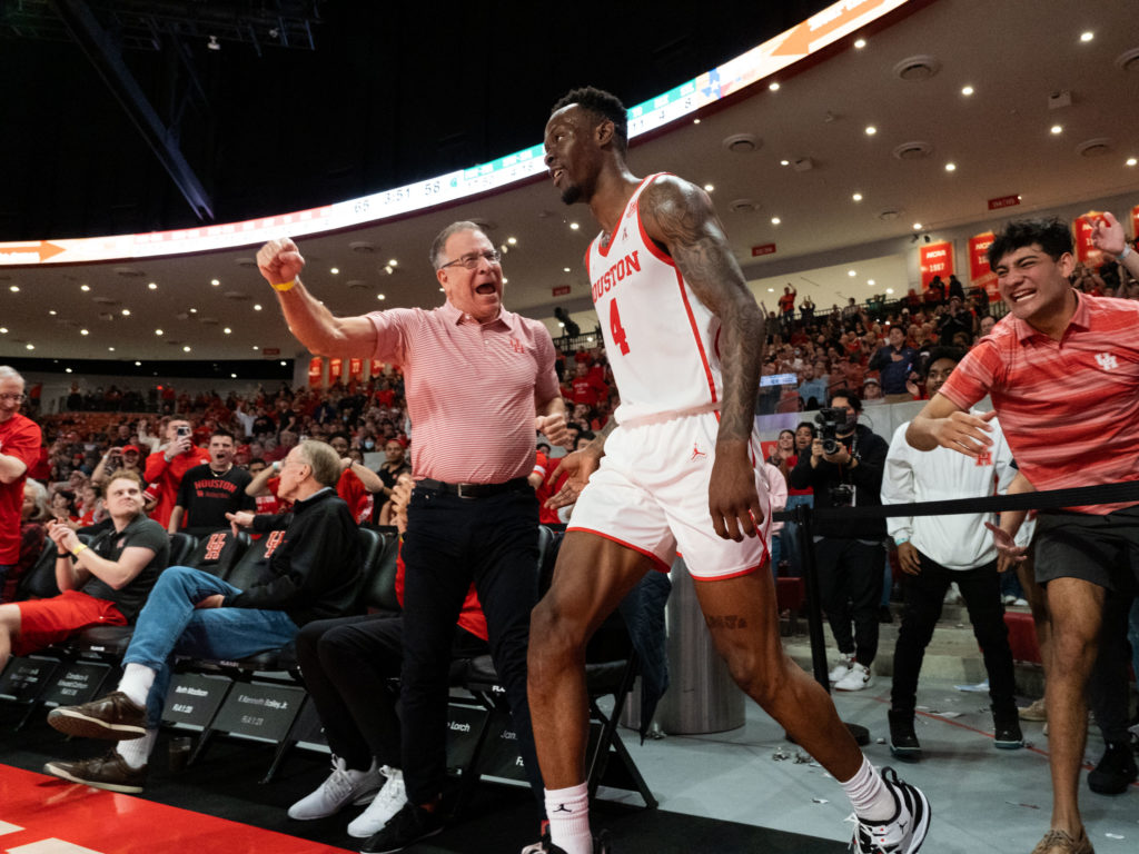 University of Houston Cougars men’s basketball team defeated the Tulane Green Wave, Wednesday night at the Fertitta Cente