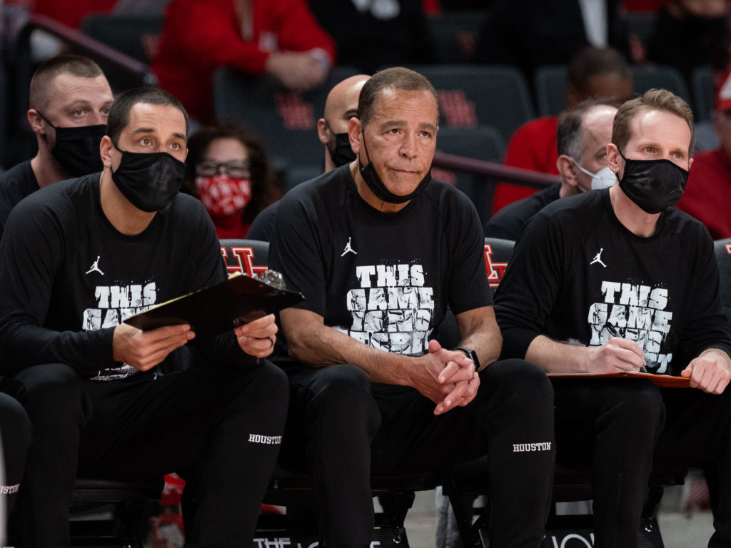 University of Houston coach Kelvin Sampson never doubted his depleted team could still win. (Photo by F. Carter Smith)