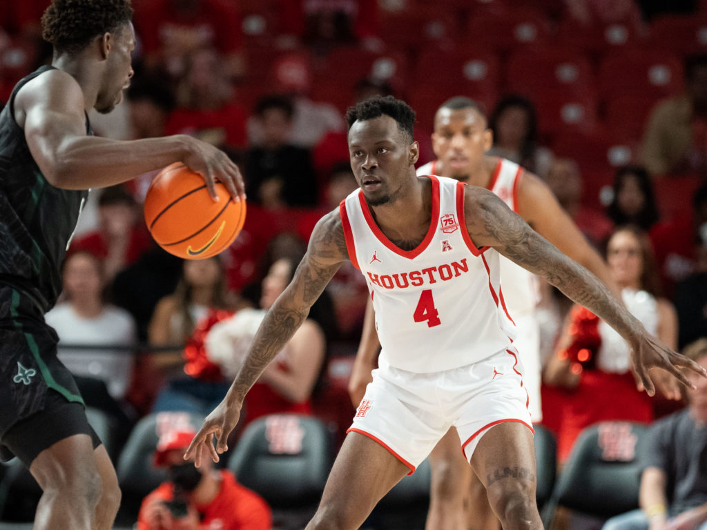 University of Houston guard Taze Moore is making the most of this season. (Photo by F. Carter Smith)