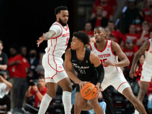 University of Houston Cougars men’s basketball team defeated the Tulane Green Wave, Wednesday night at the Fertitta Cente