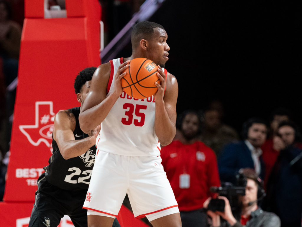 Fabian White Jr. has improved as much as any player under Kelvin Sampson at UH. (Photo by F. Carter Smith)