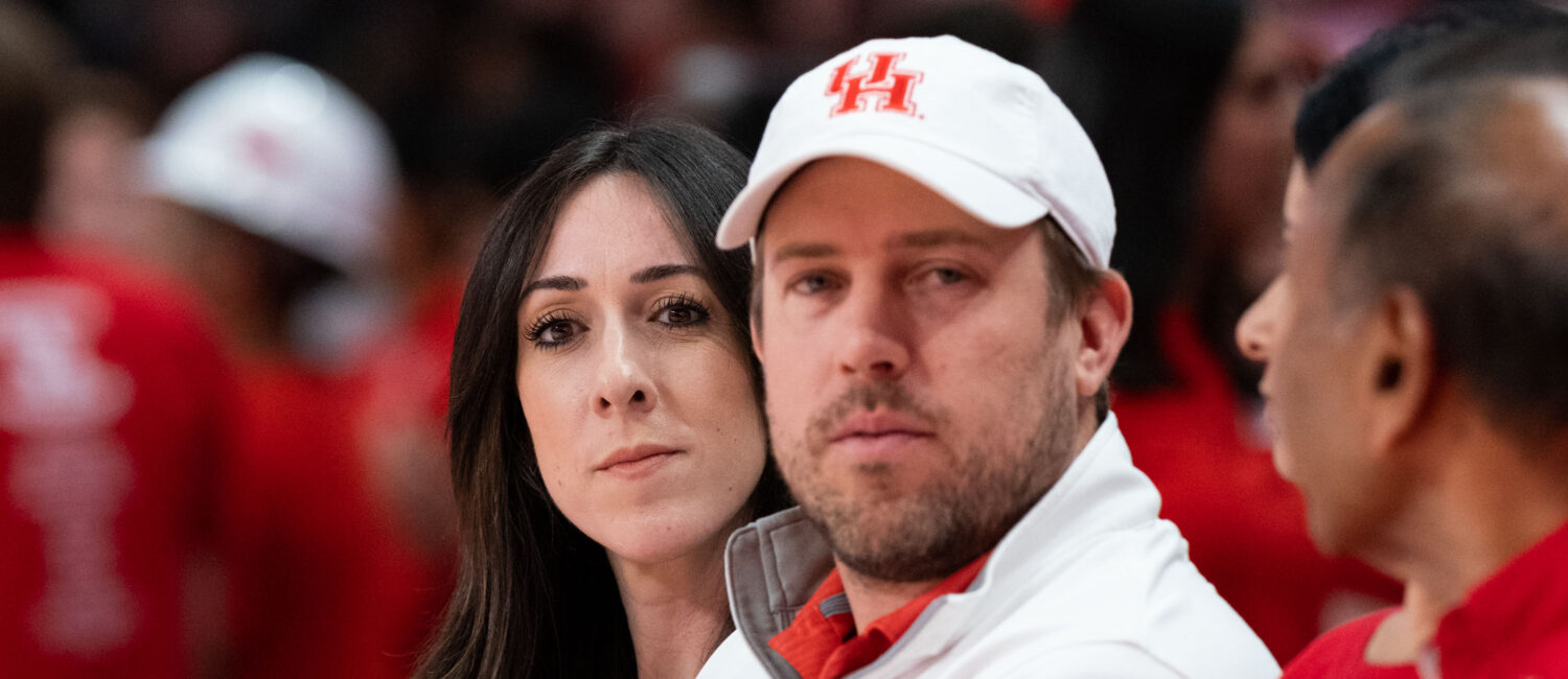 Kimberly and Case Keenum went to UH together and they still have plenty of love for their school. Now they're passing it down to their kids. (Photo by F. Carter Smith)