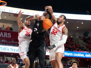 The University of Houston Cougars basketball team defeated the University of Central Florida, Thursday night at the Fertitta Center