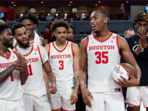 The University of Houston Cougars basketball team defeated the University of Central Florida, Thursday night at the Fertitta Center
