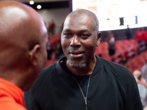 The University of Houston Cougars basketball team defeated the University of Central Florida, Thursday night at the Fertitta Center