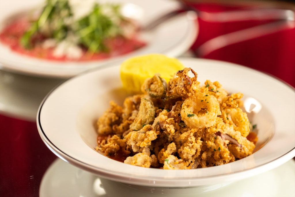 Crispy calamari is another favorite shareable dish at Sfuzzi. (Photo by Kathy Tran)