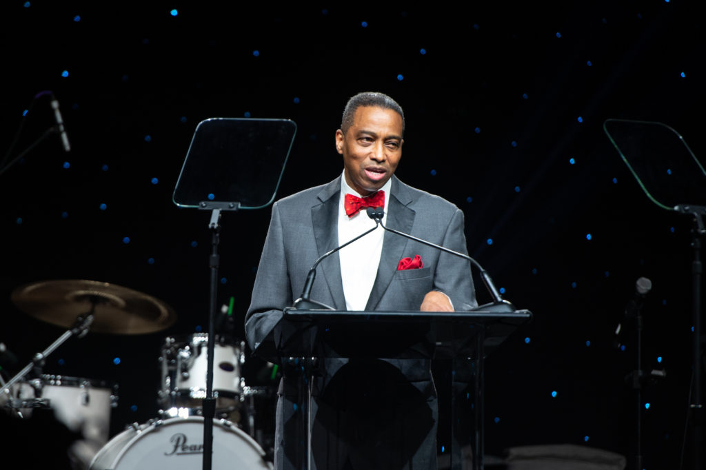 American Heart Association Heart Ball emcee Khambrel Marshall (Photo by Wilson Parish)