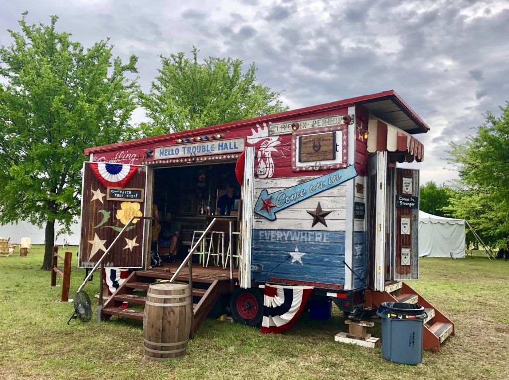 A pop up venue at a past Fort Worth Food + Wine Festival. (Photo by Courtney Dabney)