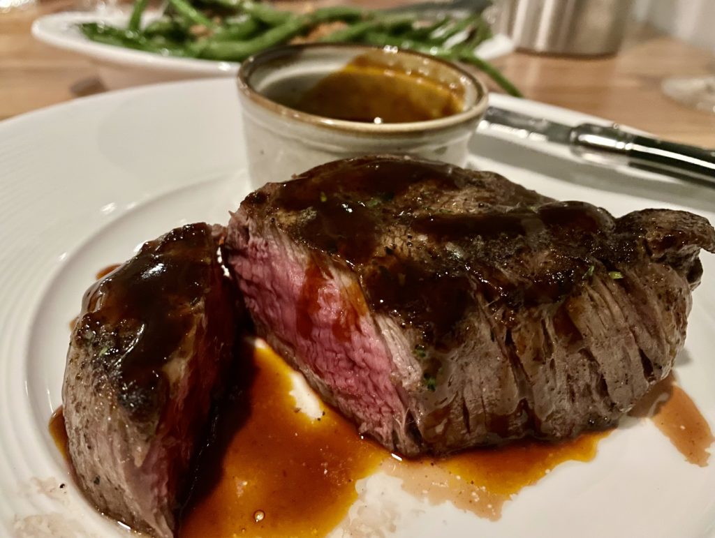 The Fitzgerald serves up a primo steak as well. Photo by Courtney Dabney.