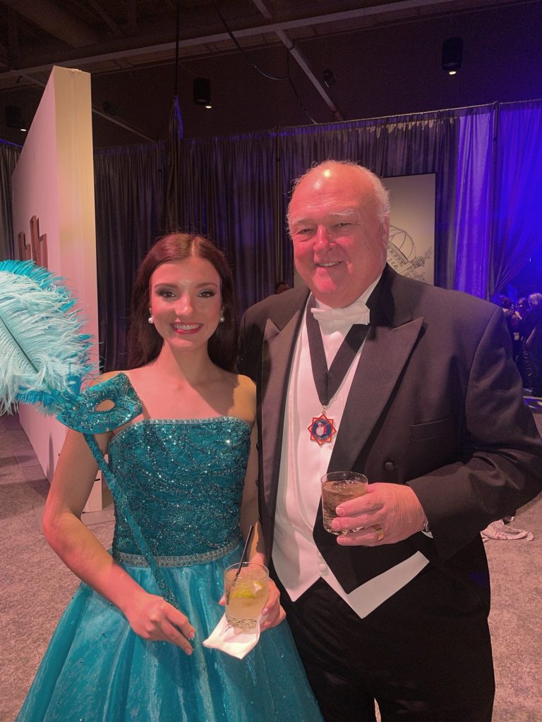 Duchess Channing Allshouse and her father, J.D. Bucky Allshouse (Courtesy photo) (Photo by Rhea's Photographic Art)