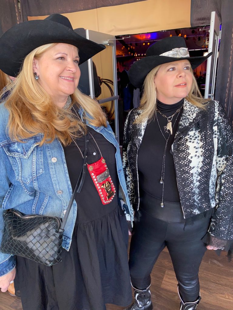 DeeDee Marsh, Kelli Weinzierl at The Ranch Saloon + Steakhouse at the Houston Livestock Show and Rodeo (Photo by Shelby Hodge)