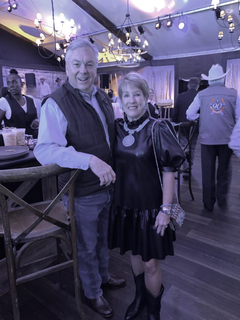 Tootsies owners Norman & Donna Lewis at The Ranch Saloon + Steakhouse at the Houston Livestock Show and Rodeo (Photo by Shelby Hodge)
