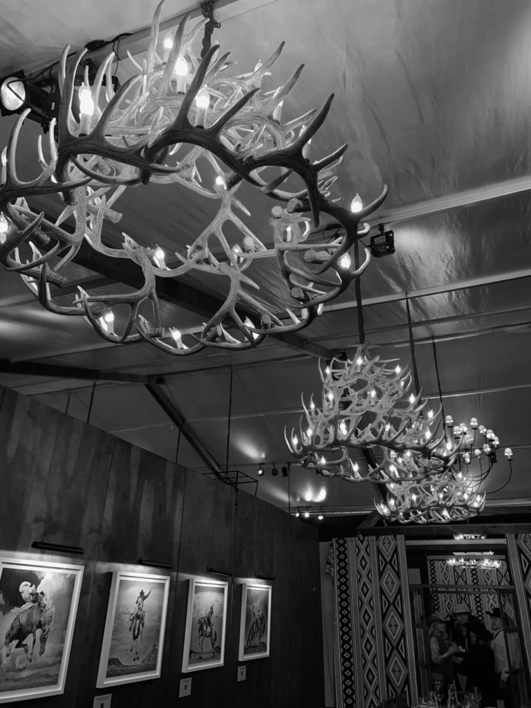 Impressive Western decor by Swift + Company fills The Ranch Saloon + Steakhouse at the Houston Livestock Show and Rodeo (Photo by Shelby Hodge)