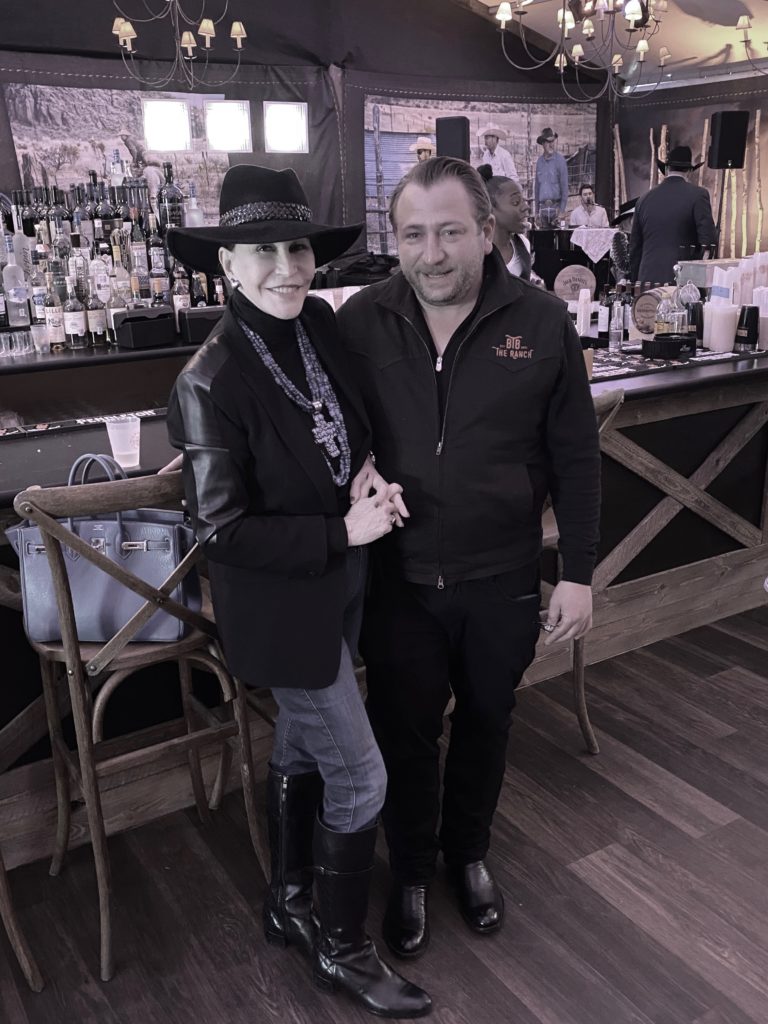 Shelby Hodge and Ben Berg at Berg Hospitality Group's The Ranch Saloon + Steakhouse at NRG Park (Photo by Shelby Hodge)
