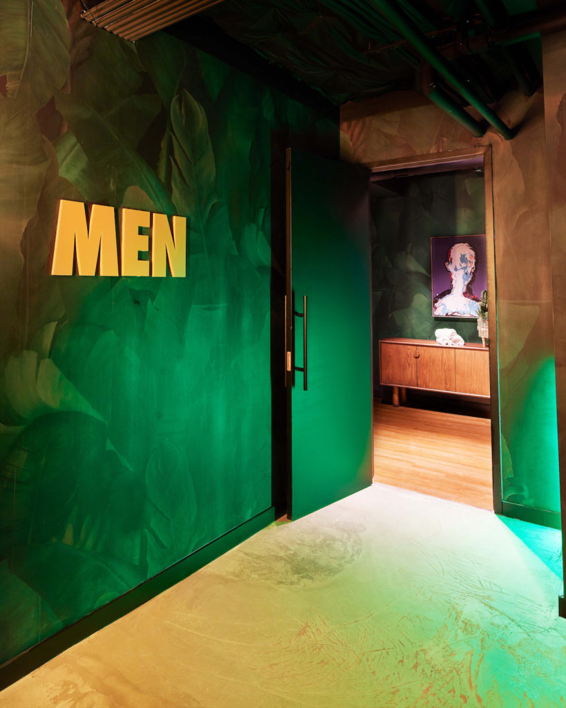 Even the locker rooms are sexy.  (Photo by JOHN REED Fitness)