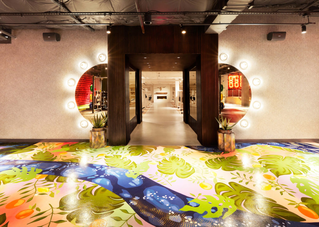 The entrance to the John Reed "Texas" room.  (Photo by JOHN REED Fitness)