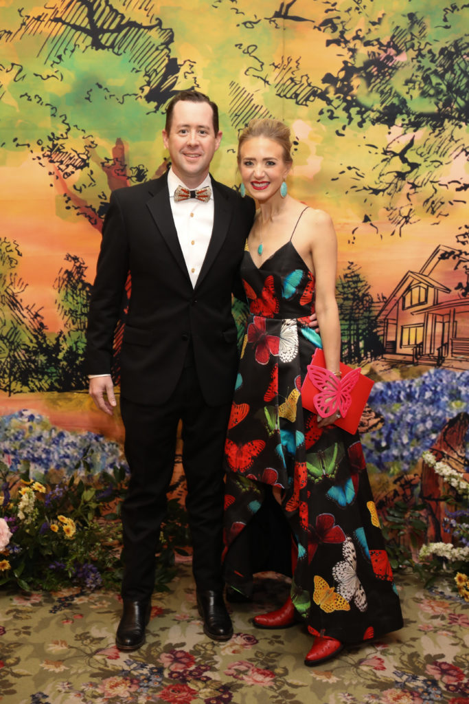Jordan & Megan Brown at the Junior League of Houston Charity Ball. (Photo by Priscilla Dickson)