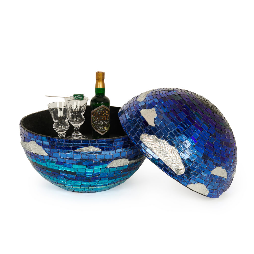 Libbie Masterson and Evangeline Atkinson's "For the Absinthe-minded," 2022 (Photo by Kennon Evett )