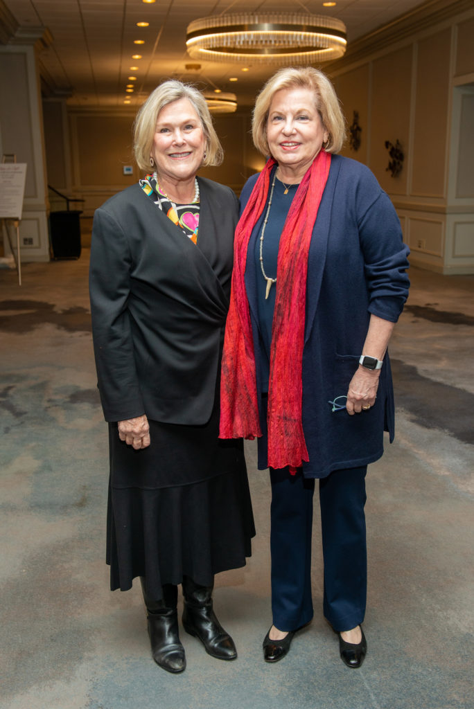 Lindy Neuhaus, Cheryl  Culifer at the Bo's Place luncheon. (Photo by Jacob Power)