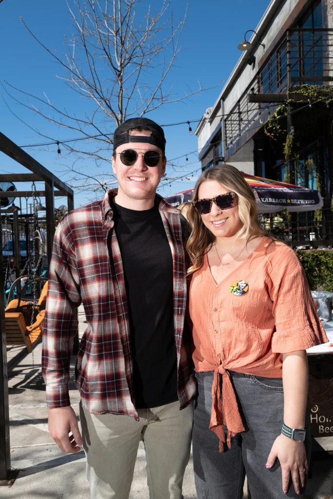 Lucas Luttrell, Stephanie Ramsey at the Crawfish for a Cause fundraiser. (Photo by Daniel Ortiz)