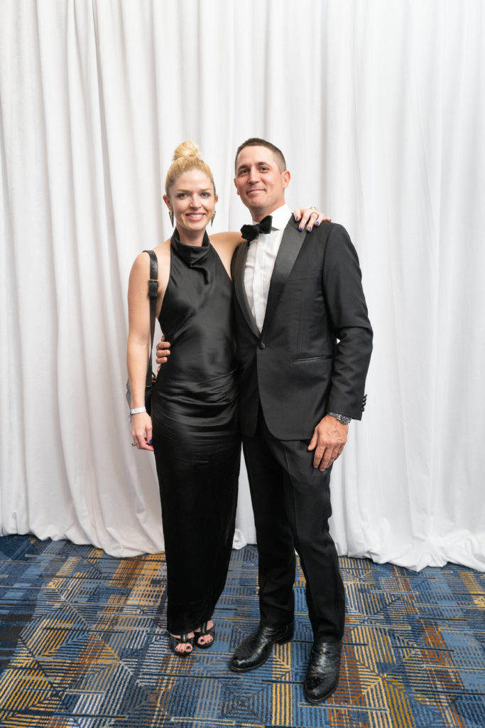 Heart Ball luxury auction chair Lydia Davies, Andrew Johnson (Photo by Daniel Ortiz)