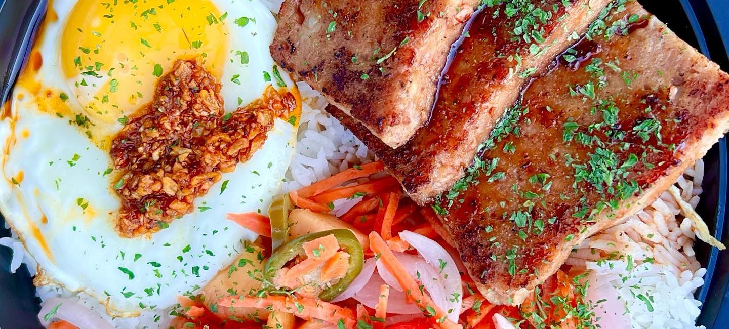 Magnolia Avenue – Ober Here homemade spam bowl looks outrageously appetizing
