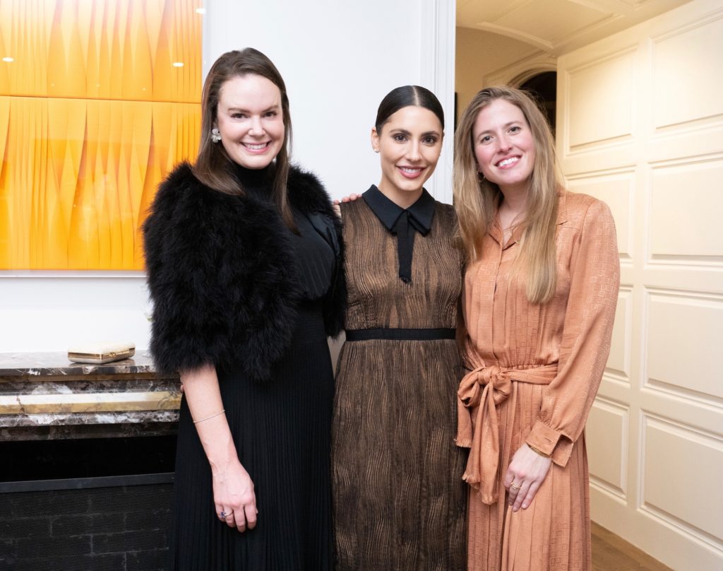 Meagan O'Shaughnessy, Anne-Marie Soza, Gage Negley at CAMH's Another Great Night (Photo by Daniel Ortiz)