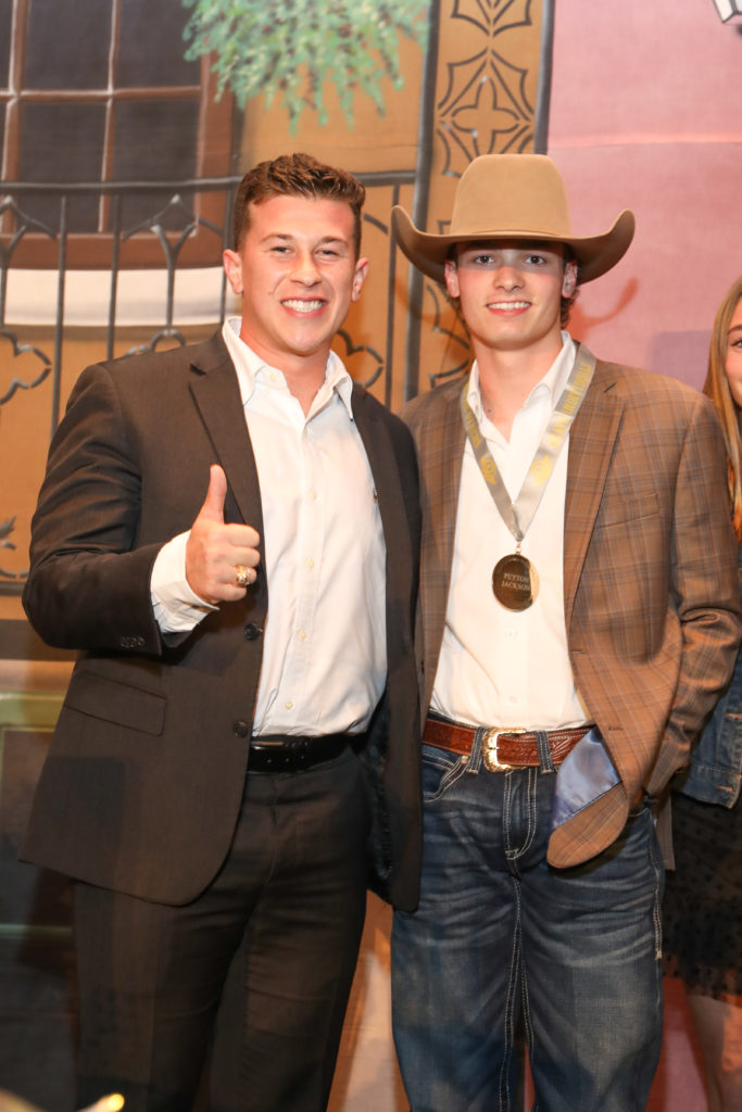 Seth Small, Payton Jackson at the Turn It Gold gala (Photo by Priscilla Dickson)