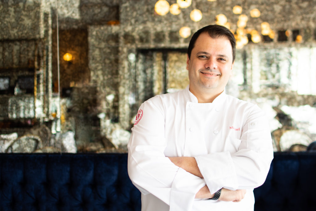 Brasserie 19 executive chef Michael Hoffman, a veteran of the kitchen Ibiza where he worked with Charles Clark. (Photo by Shannon Waiter)