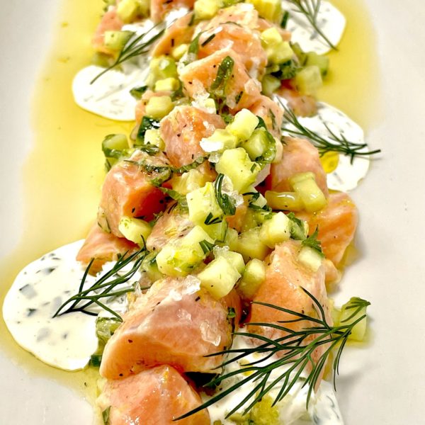 Truluck’s_Ora King Salmon Crudo