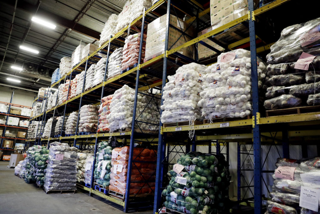 Inside the massive warehouse of the Houston Food Bank. (Photo: The Houston Food Bank) (Photo by The Houston Food Bank)