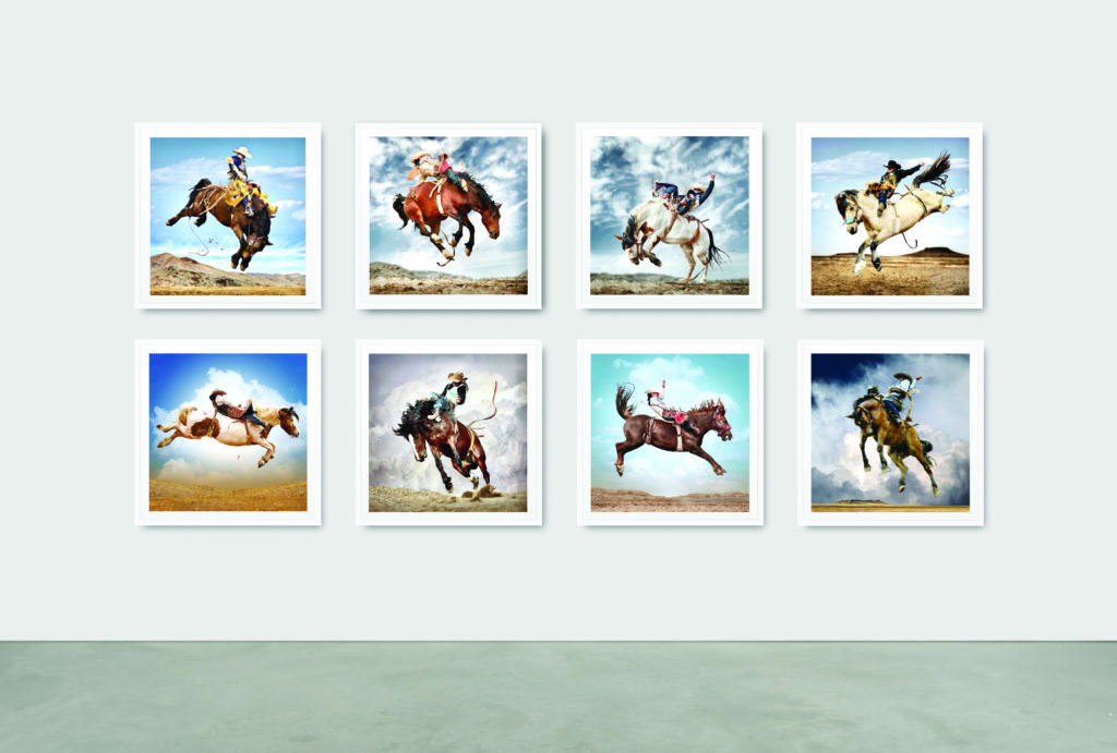 Steve Wrubel's works on display at Christopher Martin Gallery for the Let's Ride Exhibition kicking off on Mar. 3.