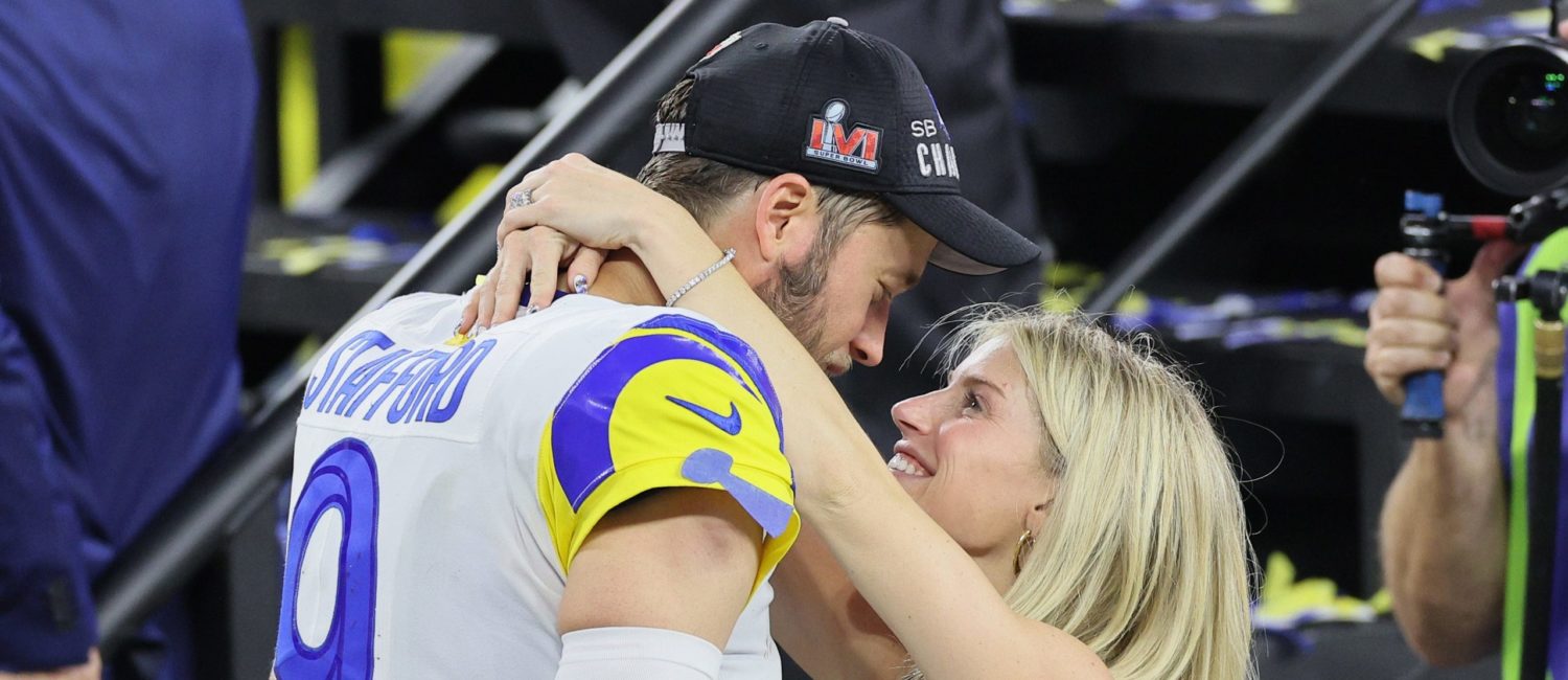 Matthew Stafford wife Kelly Rams