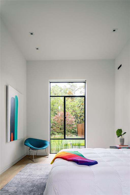 One of six bedrooms in the Preston Hollow home. 