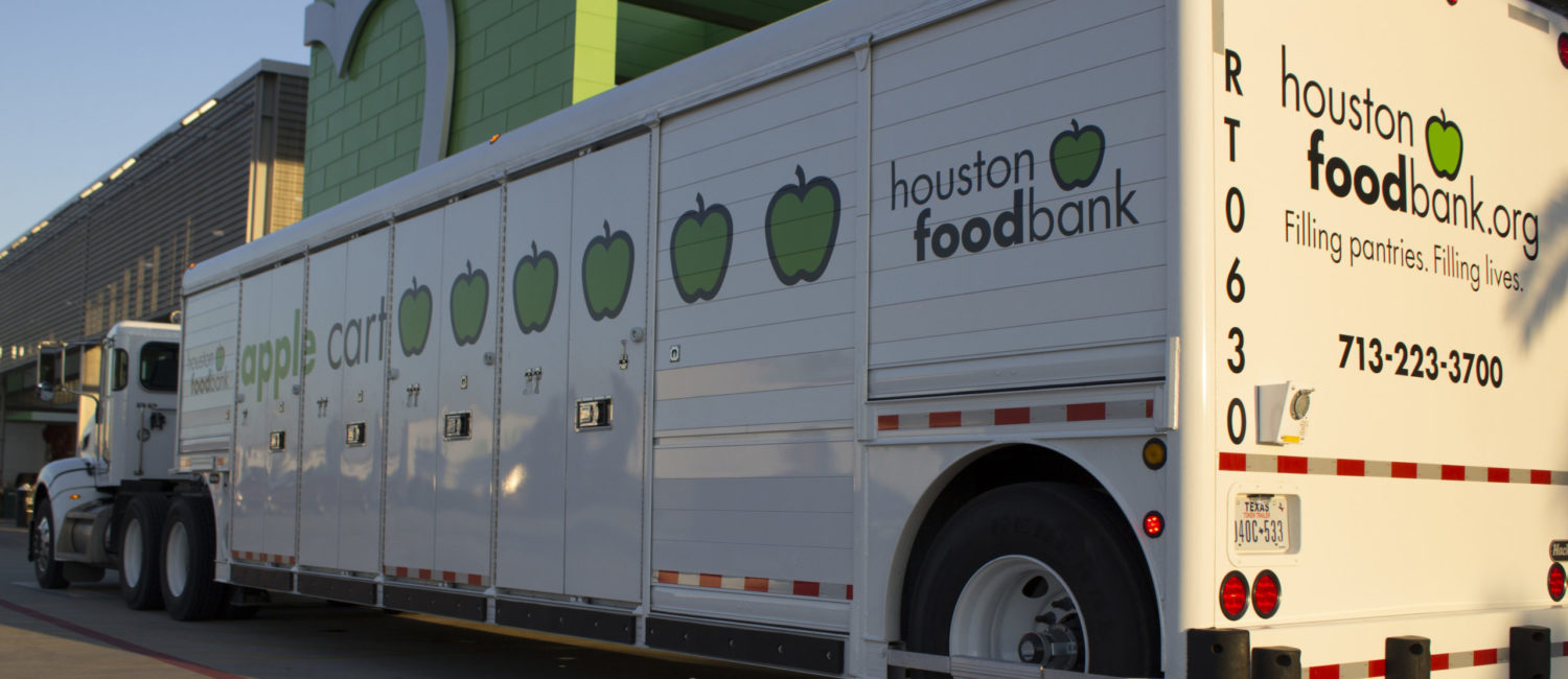 The Houston Food Bank’s mobile pantry