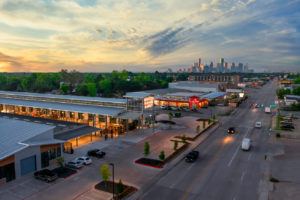 Airline Drive Aerial at the Houston Farmers Market