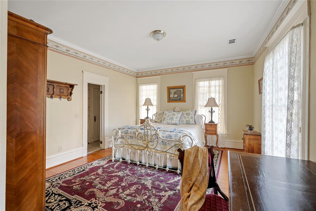 Another charming bedroom in the main house. 