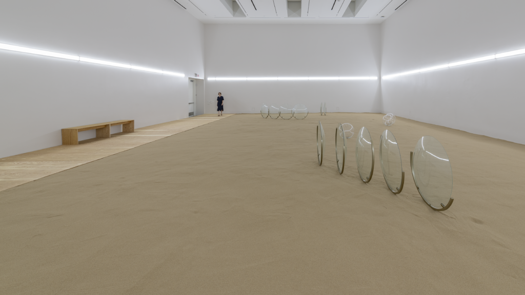 "Kapwani Kiwanga: The Sand Recalls the Moon's Shadow," Fall 2021 (Photo by Nash Baker)