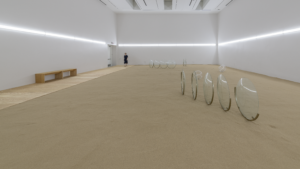 “Kapwani Kiwanga: The Sand Recalls the Moon’s Shadow,” Fall 2021 (Photo by Nash Baker)