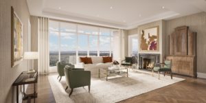 The living room at 1661 Tanglewood is going to be a sky-high marvel.