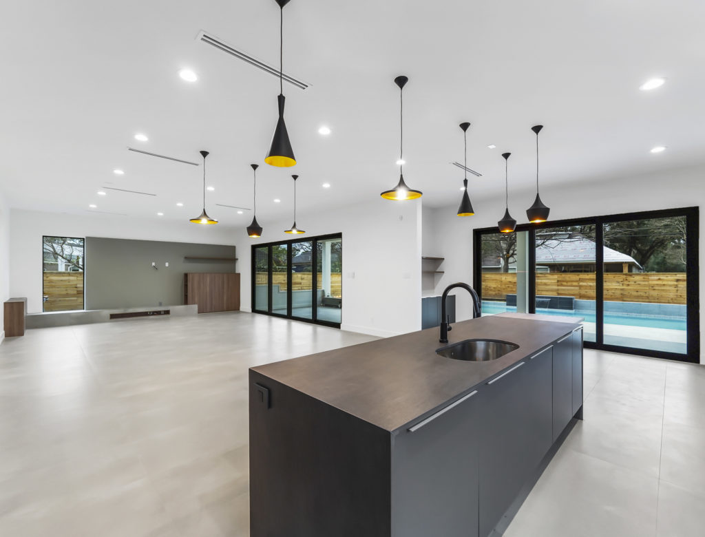 Echo Custom Homes with interior designer Kendra Benson designed and built this 4,100 square foot home in Garden Oaks/Oak Forest. (Photo by PRSTX.com)