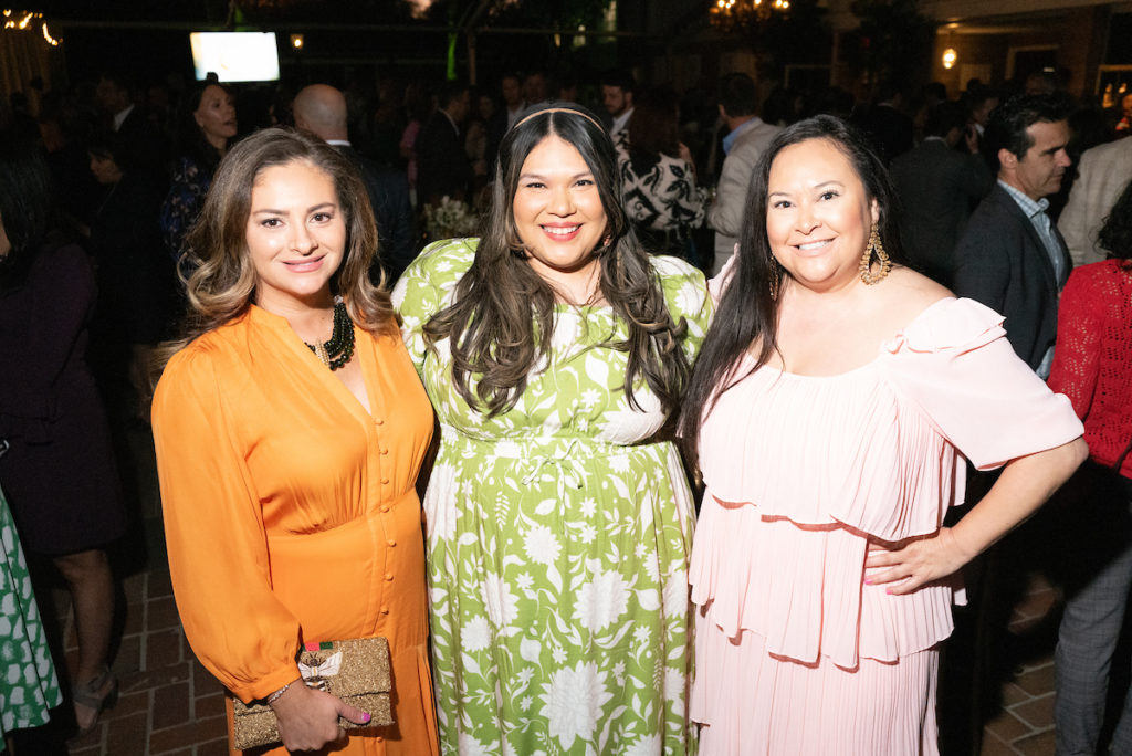 Maritza Gonzales, Jackie Garcia, Vicky Luna at The Root Ball (Photo by Daniel Ortiz)