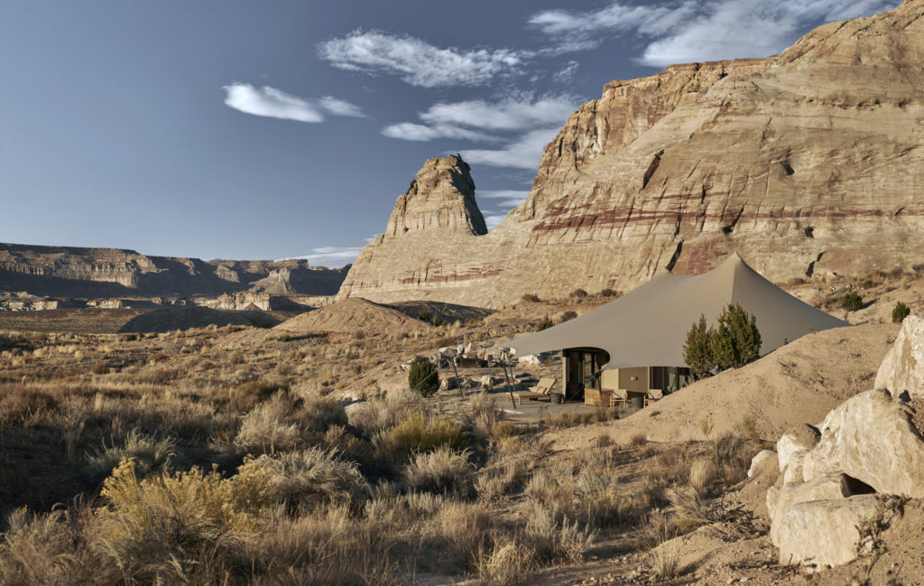 Camp Sarika is a welcome new addition to Amangiri, one of the country's most renowned resorts. (Photo courtesy of Amangiri)